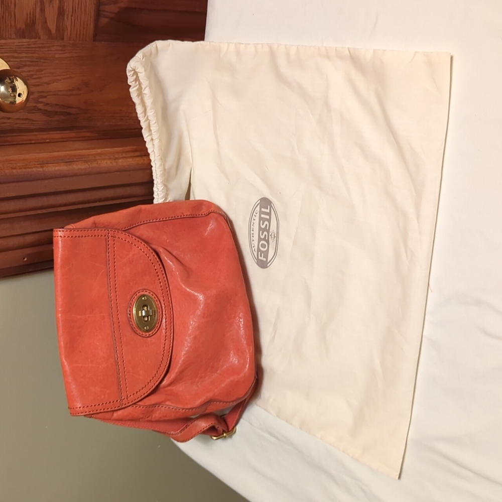 Vintage Fossil‎ Key Crossbody Bag